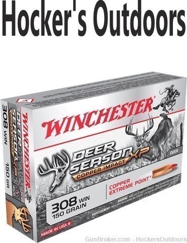 Winchester Deer Season XP Copper Impact 308 Win 150gr X308DSLF-img-0