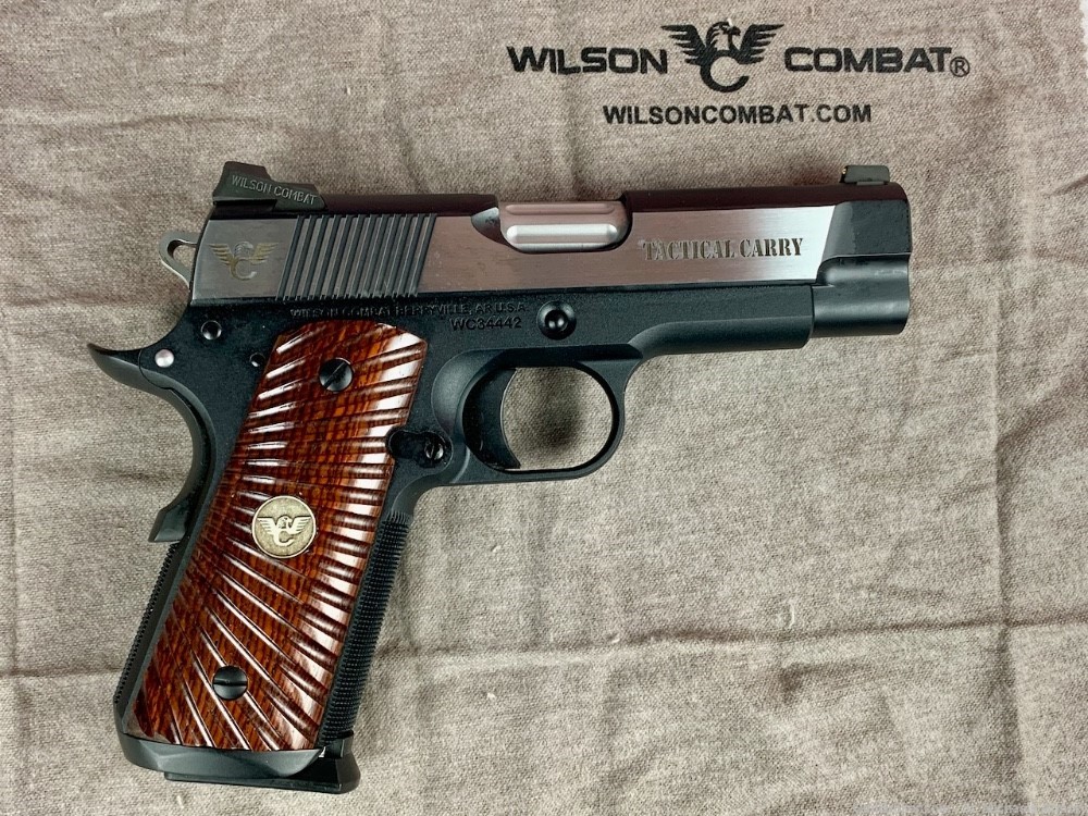 Wilson Combat Tactical Carry Compact 1911 Stainless Two Tone 9mm - NEW-img-2