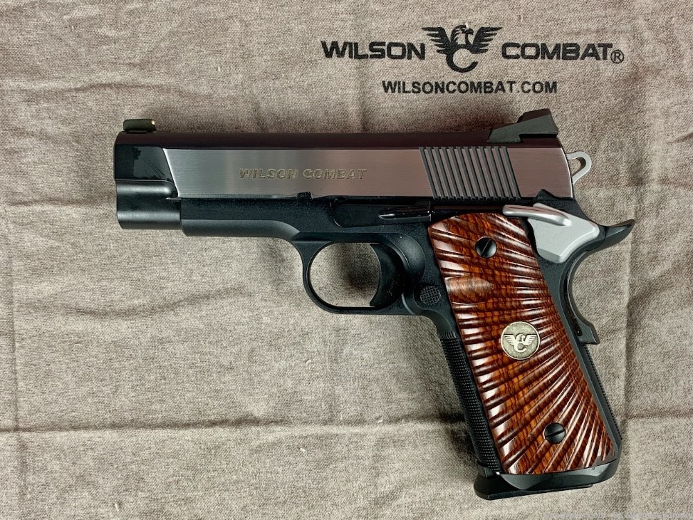 Wilson Combat Tactical Carry Compact 1911 Stainless Two Tone 9mm - NEW-img-1