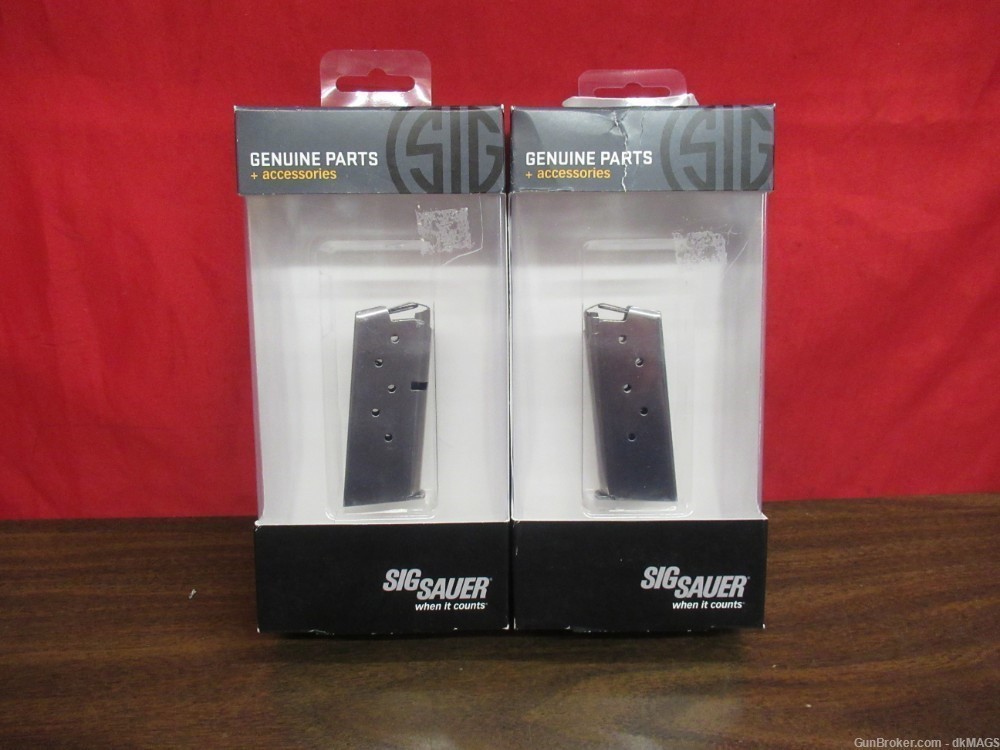 2 factory new Sig Sauer p-938 9mm 6rd Magazines-img-0