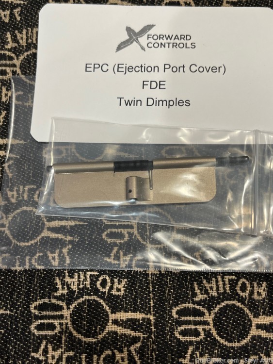 Forward Controls Design Ejection Port Cover - Double Dimple -FDE - Tanodizd-img-0