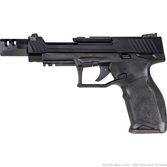 Taurus 1-TX22C151-T10 TX22 Semi-Auto Pistol, 22LR, 5.4" Bbl, Black, Steel -img-0