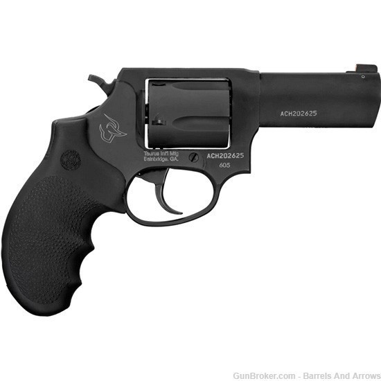 Taurus 2-60531NS Defender 605 Revolver, 357 Mag, 3" Bbl, Black Stainless-img-0