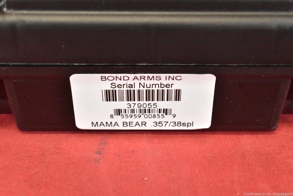 Bond Arms Mama Bear 357 MAG 2.5" PINK Grips BAMB-357/38 Bond Mama-Bear-img-9
