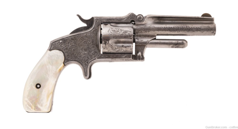 Factory Deluxe Engraved Marlin 38 Standard 1878 Pocket Revolver (AH6202)-img-0