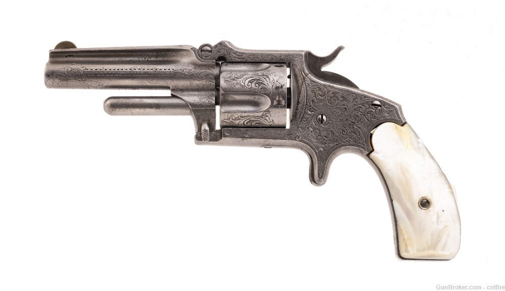 Factory Deluxe Engraved Marlin 38 Standard 1878 Pocket Revolver (AH6202)-img-1
