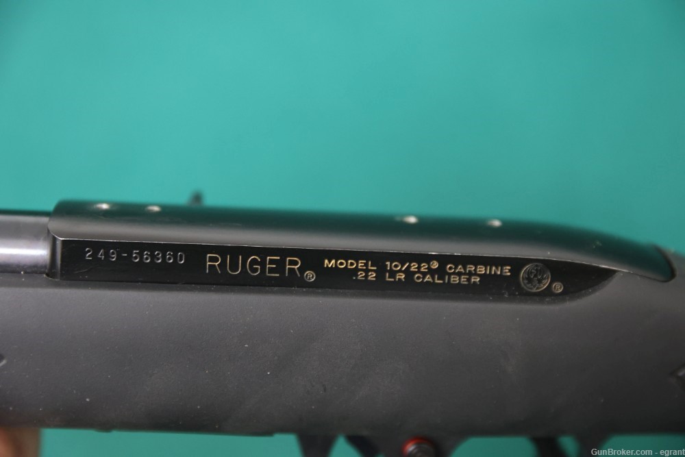 B2957 Ruger 10/22 Custom Midway heavy barrel Houge stock -img-3