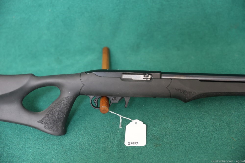 B2957 Ruger 10/22 Custom Midway heavy barrel Houge stock -img-0
