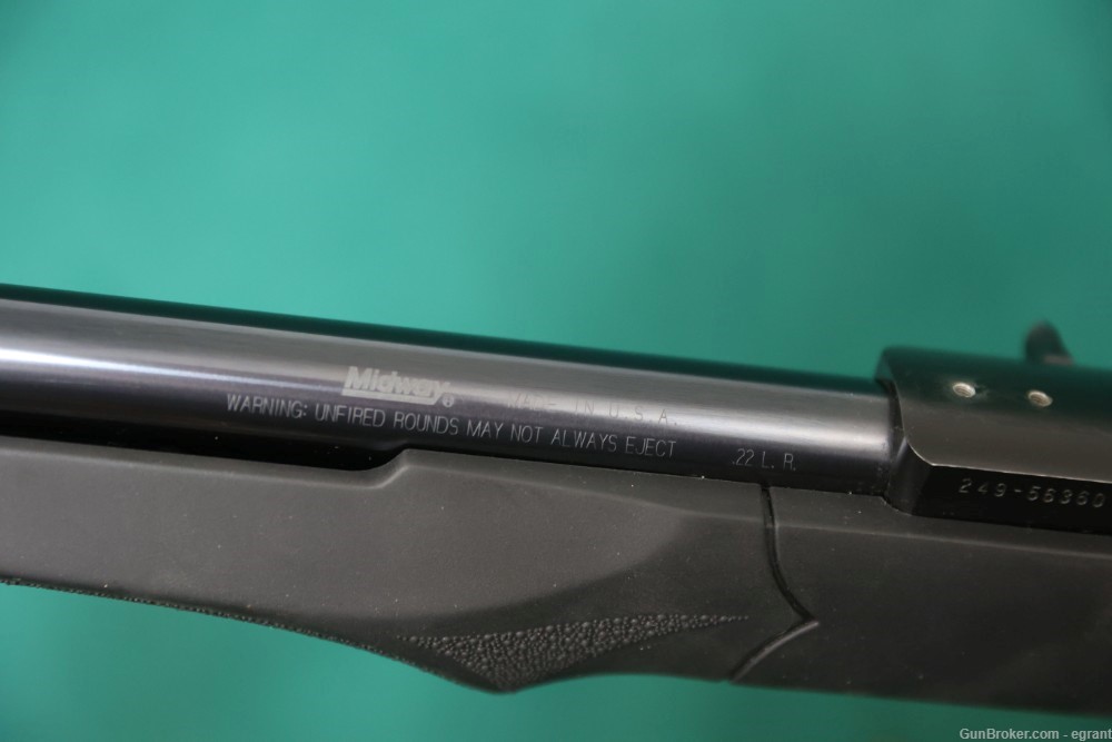 B2957 Ruger 10/22 Custom Midway heavy barrel Houge stock -img-4