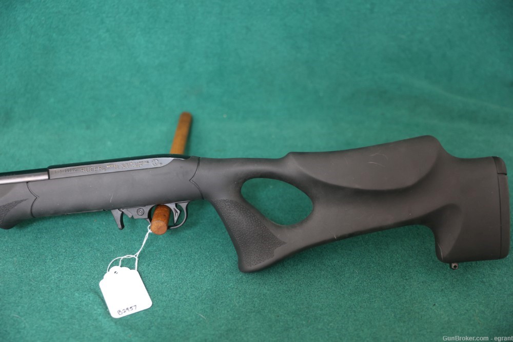 B2957 Ruger 10/22 Custom Midway heavy barrel Houge stock -img-7