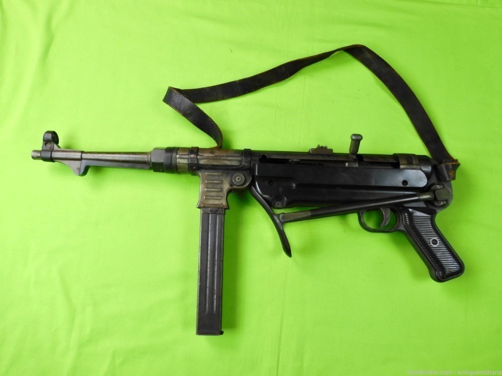 1968 MGC Model Gun Corp Japan Replica of German WW2 MP 40 Machine Gun Rifle-img-3
