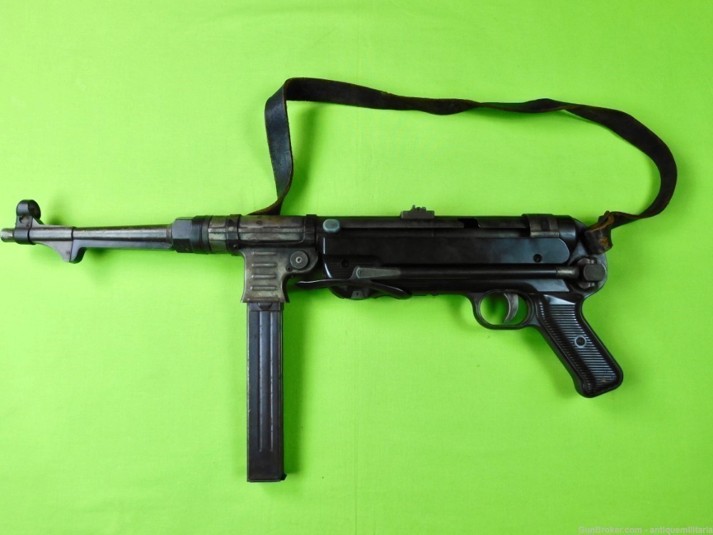 1968 MGC Model Gun Corp Japan Replica of German WW2 MP 40 Machine Gun Rifle-img-4