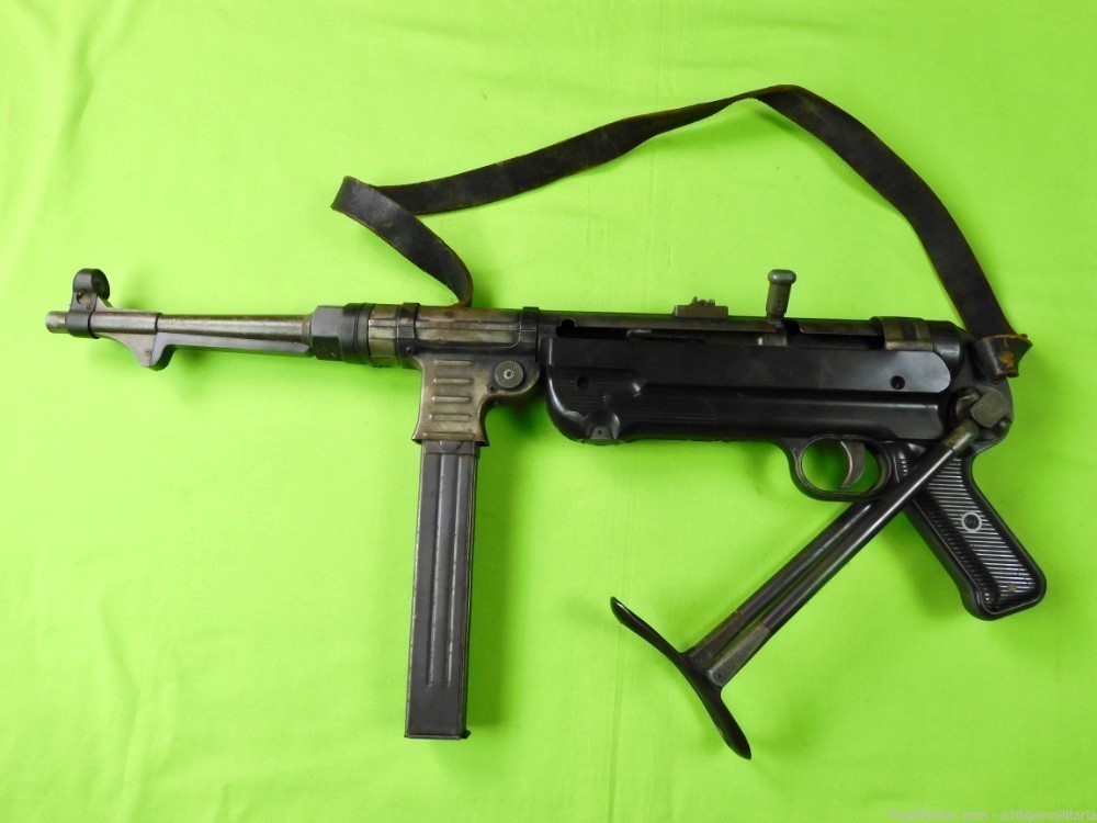 1968 MGC Model Gun Corp Japan Replica of German WW2 MP 40 Machine Gun Rifle-img-2