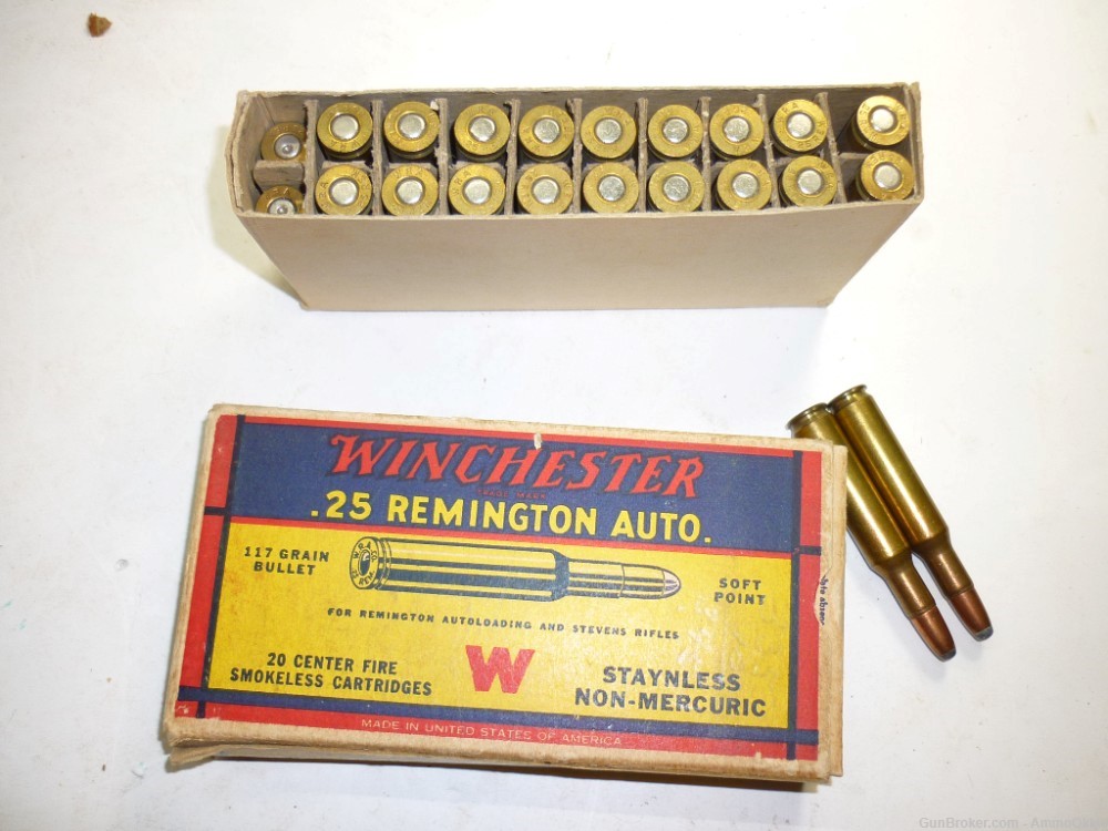 20rd - Winchester - 25 REMINGTON AUTO - 25 Rem Autoloading-img-0