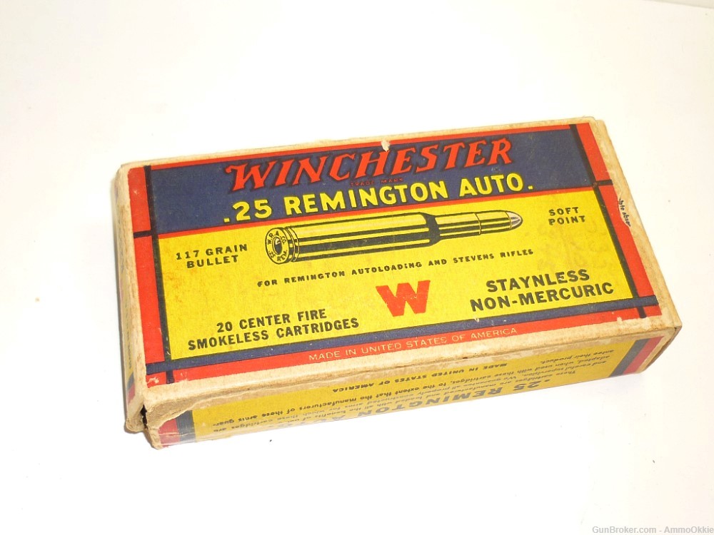 20rd - Winchester - 25 REMINGTON AUTO - 25 Rem Autoloading-img-6