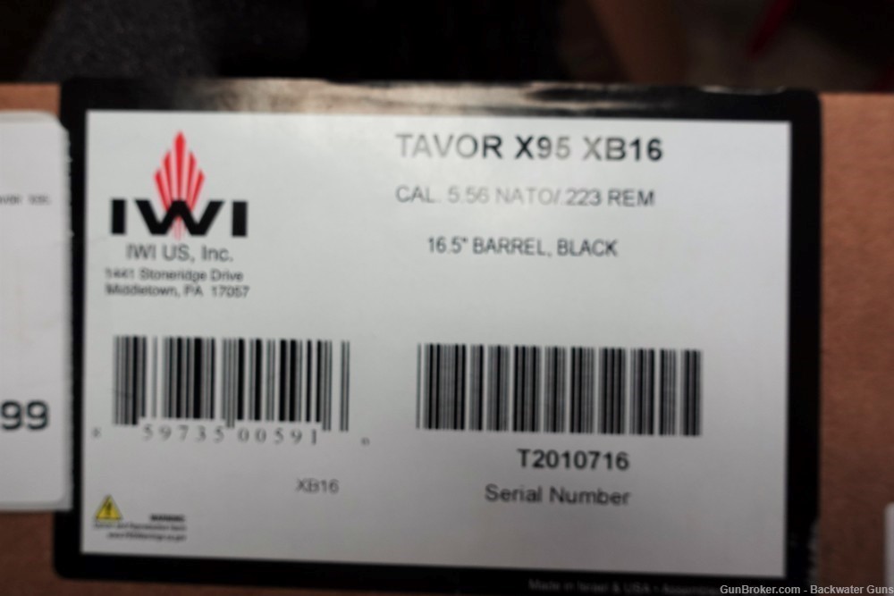NEW IWI TAVOR X95 XB16 5.56 BULLPUP RIFLE FREE SIG OPTIC NO RESERVE! -img-5