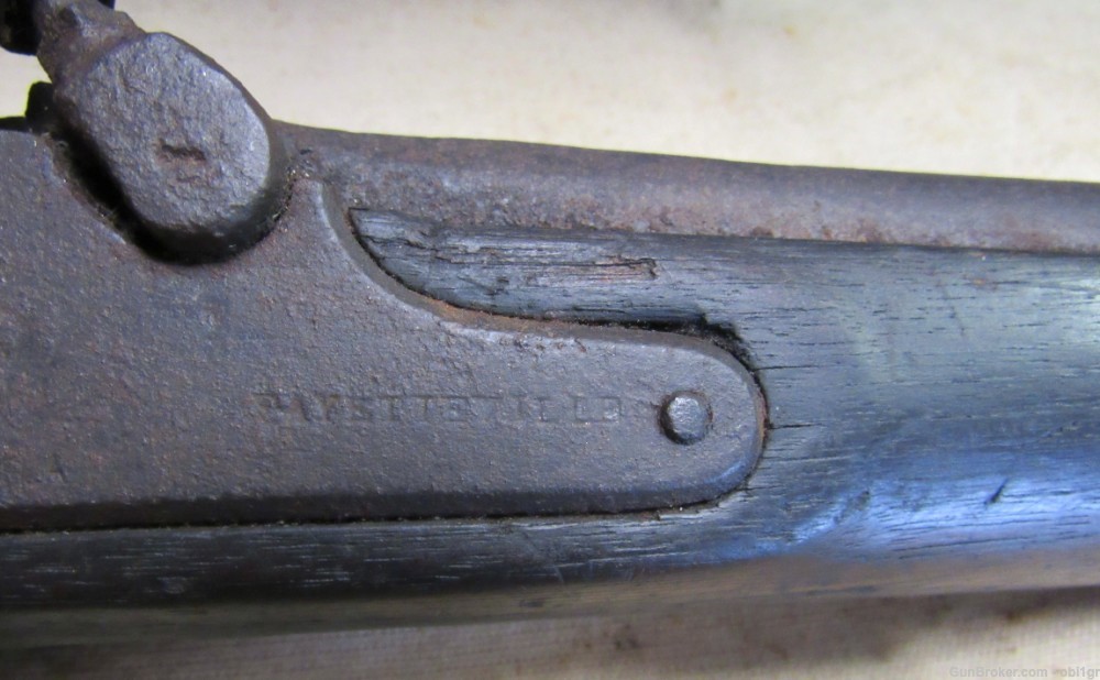 Original Untouched Civil War Confederate 1864 Dated Fayetteville Rifle -img-5