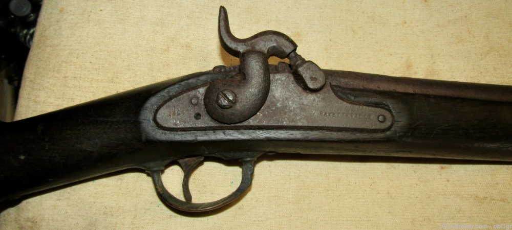 Original Untouched Civil War Confederate 1864 Dated Fayetteville Rifle -img-1