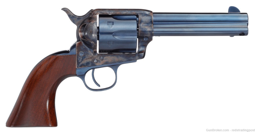 Taylor's & Co Uberti 1873 Cattleman 4.75" 357 Mag Charcoal Revolver 555119-img-0