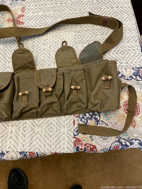 CHINESE SKS 1952 MILITARY CHEST POUCH NICE-img-6
