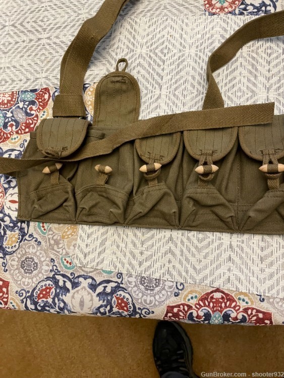 CHINESE SKS 1952 MILITARY CHEST POUCH NICE-img-7