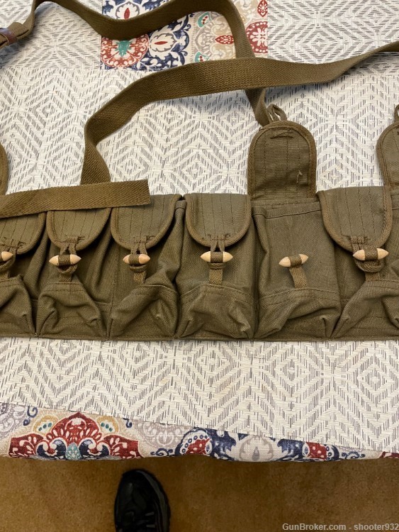 CHINESE SKS 1952 MILITARY CHEST POUCH NICE-img-9