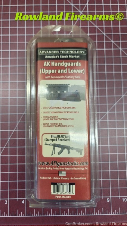 ATI AK47 Handguards W/ Picatinny Rails AKA3500 Black -img-0