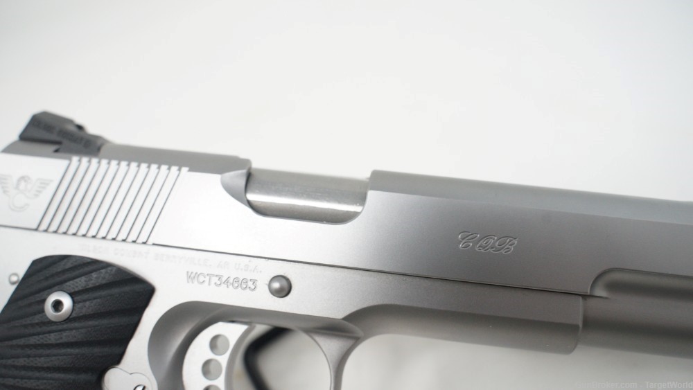 WILSON COMBAT CQB FULL SIZE MATTE STAINLESS .45ACP 8 ROUNDS (19526)-img-7
