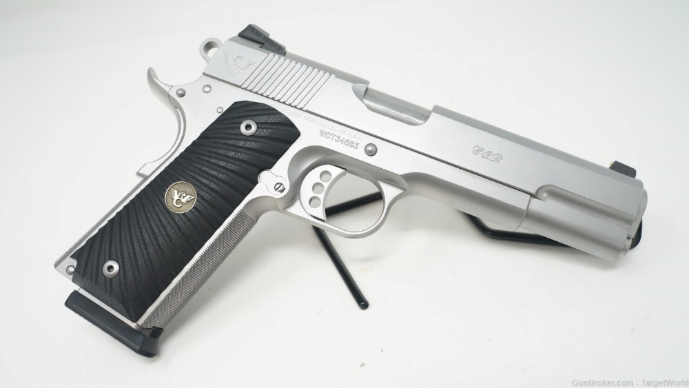 WILSON COMBAT CQB FULL SIZE MATTE STAINLESS .45ACP 8 ROUNDS (19526)-img-1