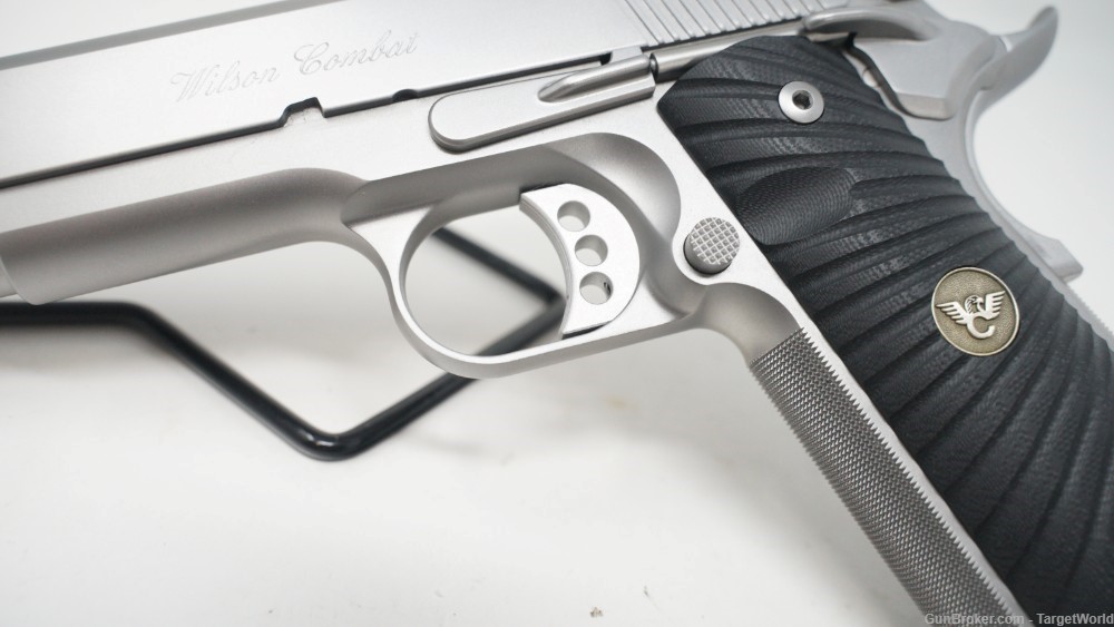WILSON COMBAT CQB FULL SIZE MATTE STAINLESS .45ACP 8 ROUNDS (19526)-img-13