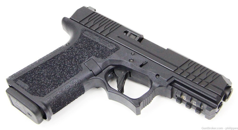 P80 PFC9 in Black 9mm 15RD - Polymer 80 Complete Pistol Series-img-2