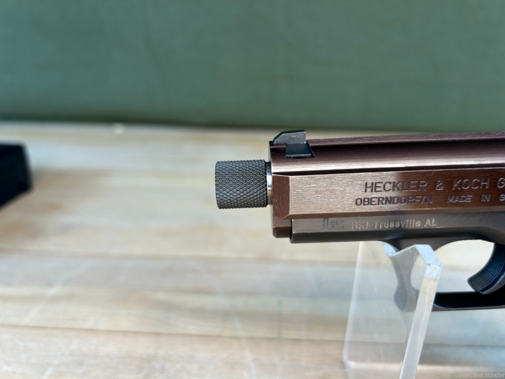 H&K P7 Squeeze Cocker Heckler & Koch 9MM Pistol Rare VGC HK 3 Brls Navy AAC-img-2