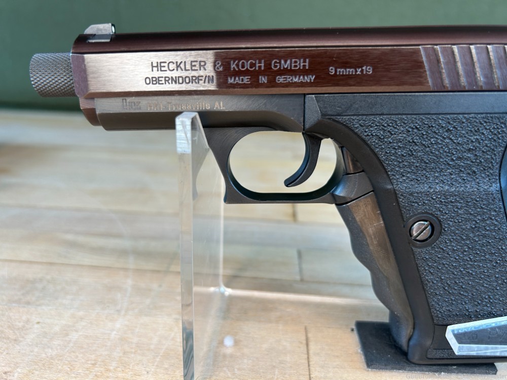H&K P7 Squeeze Cocker Heckler & Koch 9MM Pistol Rare VGC HK 3 Brls Navy AAC-img-7