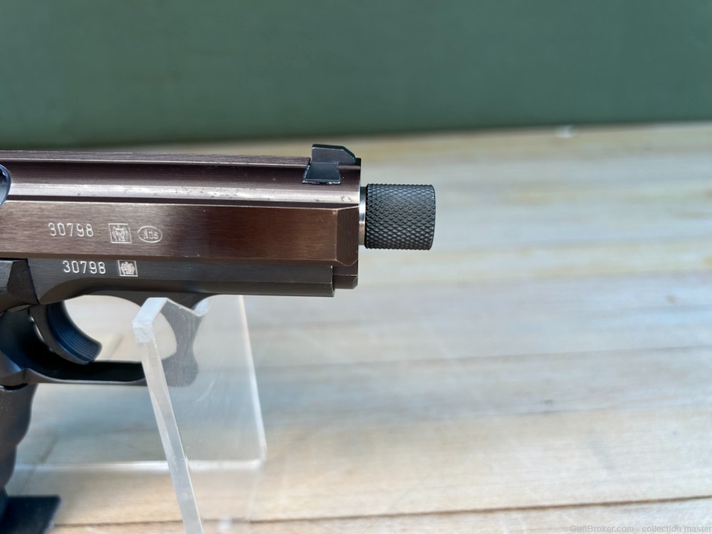 H&K P7 Squeeze Cocker Heckler & Koch 9MM Pistol Rare VGC HK 3 Brls Navy AAC-img-17