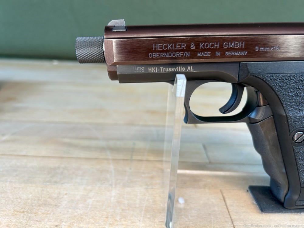 H&K P7 Squeeze Cocker Heckler & Koch 9MM Pistol Rare VGC HK 3 Brls Navy AAC-img-6