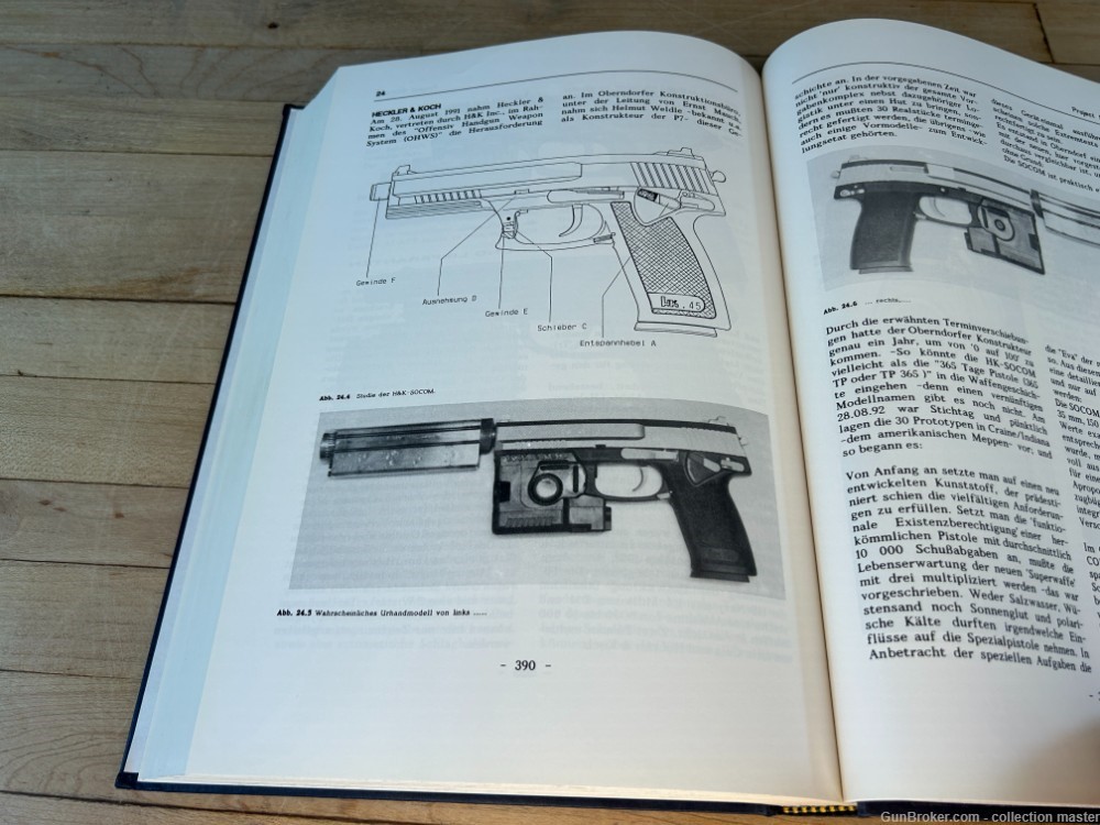 Heckler & Koch " Die Pistolen" The Pistols 1952-1992 Hardcover H&K Kersten -img-9