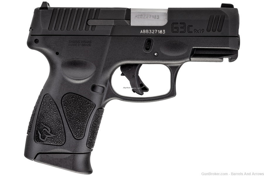 Taurus 1-G3C931-MA G3C Semi-Auto Pistol, 9MM 3.26" Bbl, Black, MA Compliant-img-0