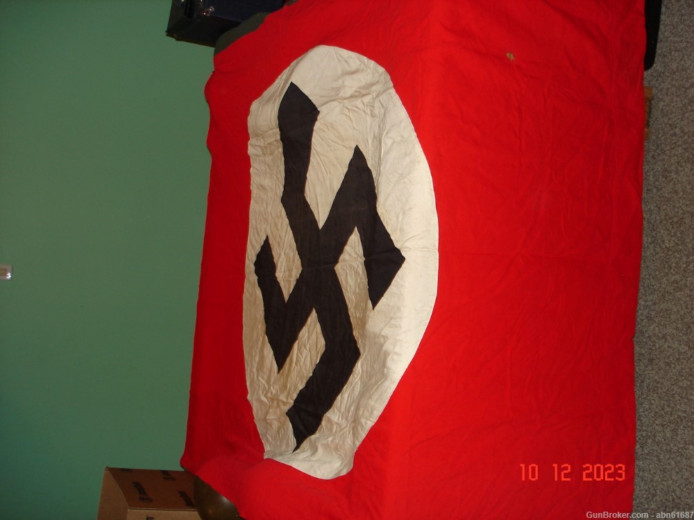 WWII German NSDAP Flag, 96"x56"-img-0