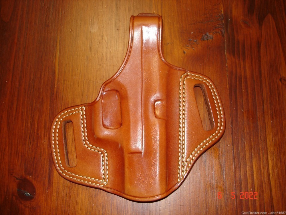 Galco leather tan RH pistol holster FL226 Sig Sauer-img-0