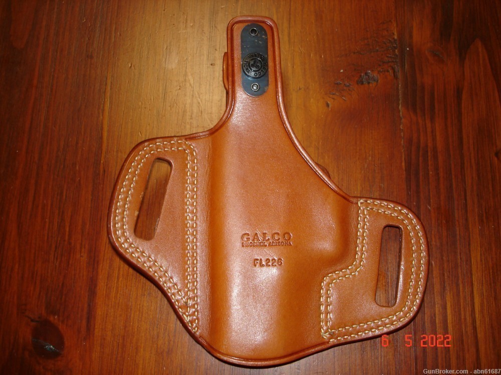 Galco leather tan RH pistol holster FL226 Sig Sauer-img-1