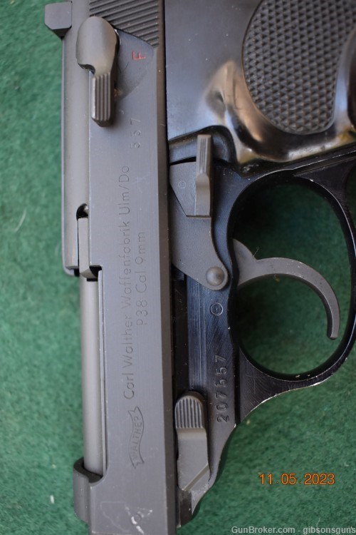 German Walther P38 semi-auto pistol, 9mm-img-5