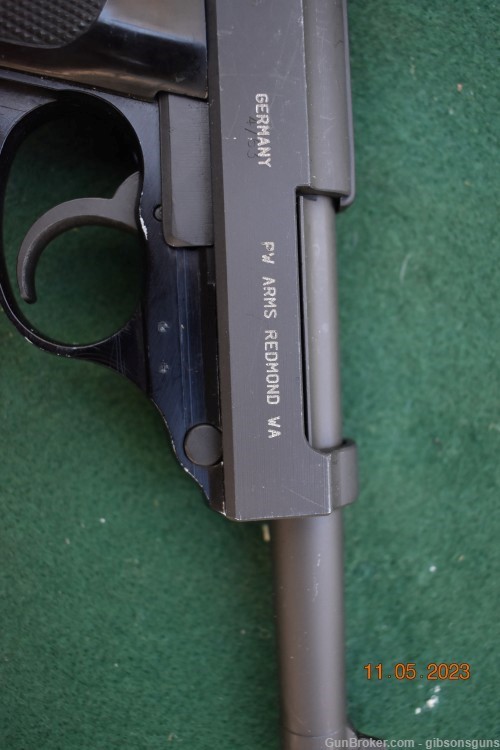 German Walther P38 semi-auto pistol, 9mm-img-4