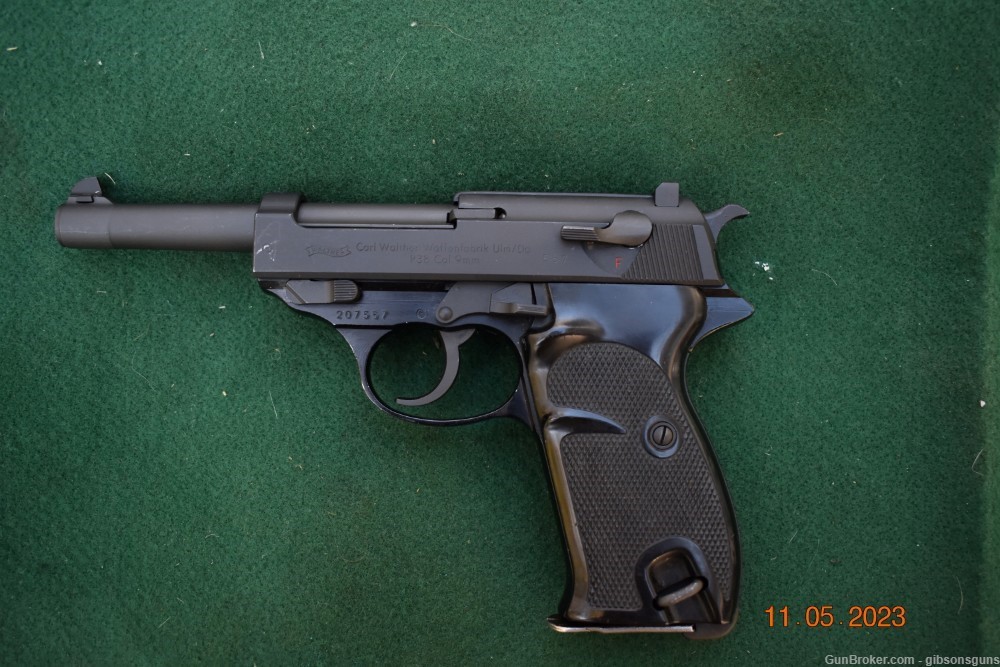 German Walther P38 semi-auto pistol, 9mm-img-0