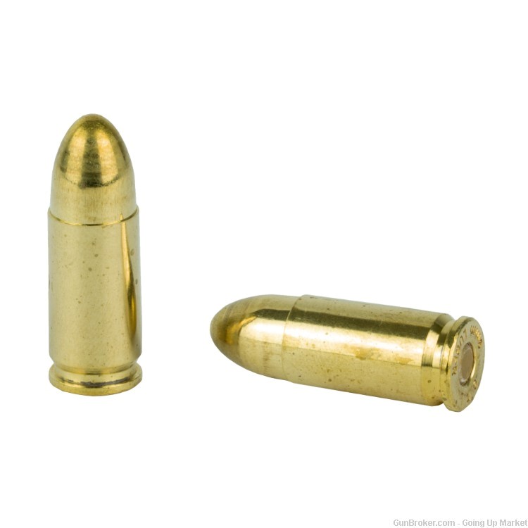 Fiocchi Brass 9mm 115 grain FMJ 1000 rounds (FREE RANGE DAY TRAINING PACK!)-img-4