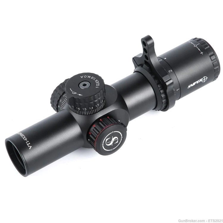 VT1-6X28 FFP First Focal Plane 35mm Tube with Red/Green Illuminated Reticle-img-1