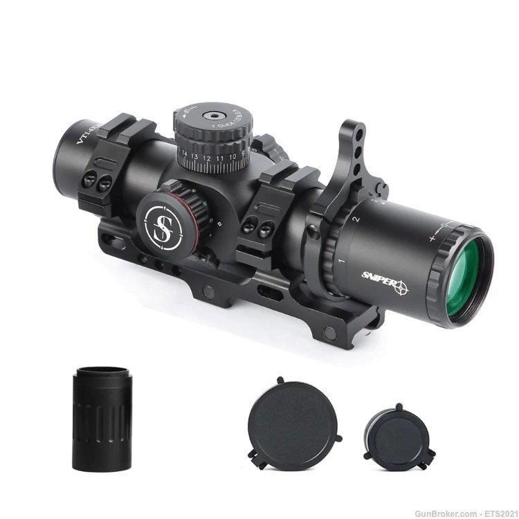 VT1-6X28 FFP First Focal Plane 35mm Tube with Red/Green Illuminated Reticle-img-2
