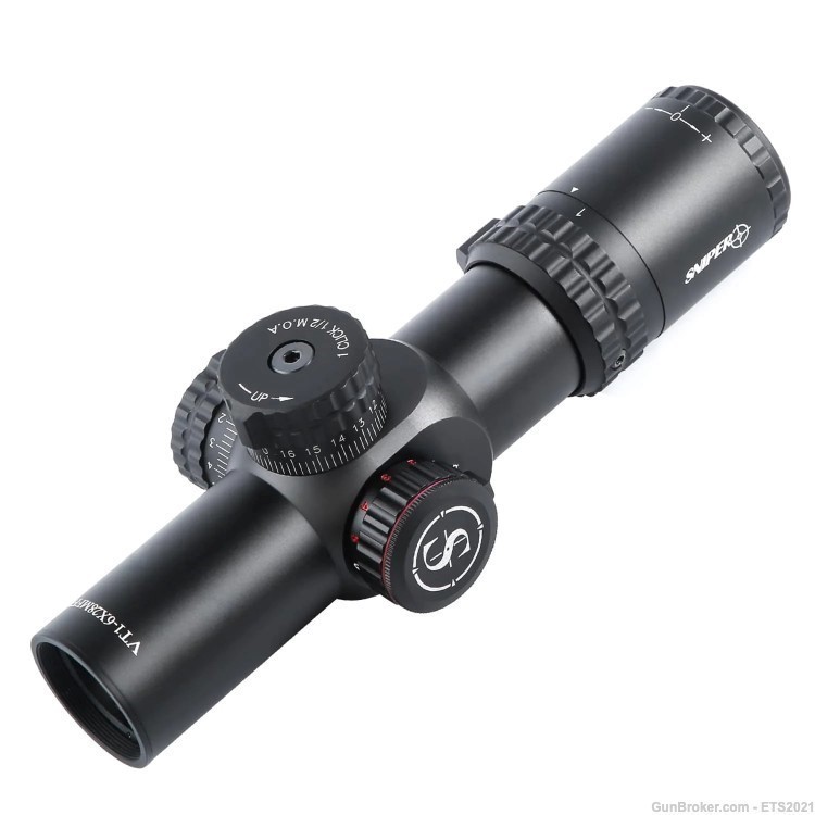 VT1-6X28 FFP First Focal Plane 35mm Tube with Red/Green Illuminated Reticle-img-6