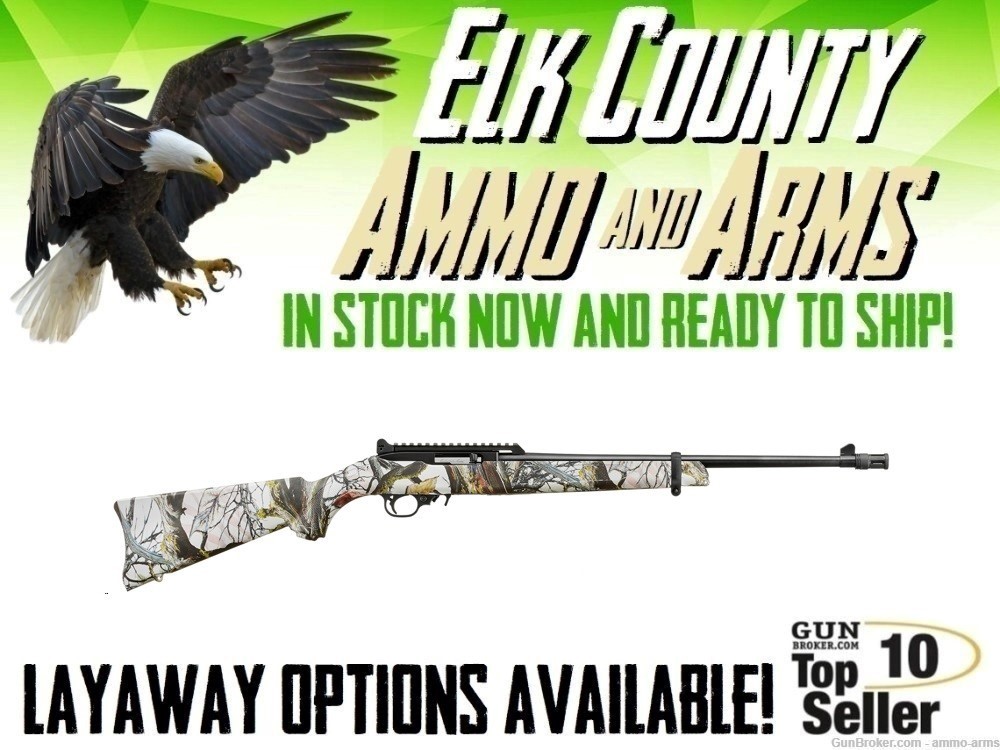 Ruger Collector's Series 10/22 American Camo .22 LR 18.5" 10 Rds 31191-img-0