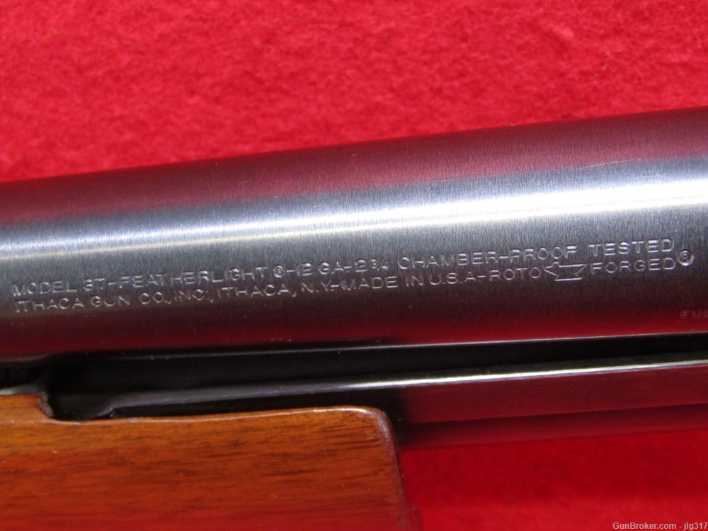 Ithaca Gun Co 37 Featherlight 12 GA Pump Action Shotgun Very Good Condition-img-16