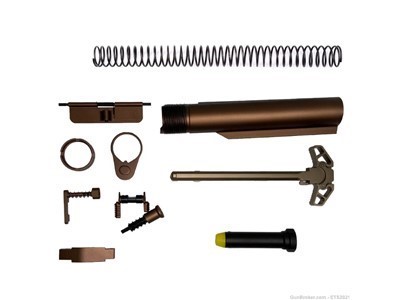 AR-15 Brown Splash Kit for Lower/Upper mil spec carbine buffer tube kits